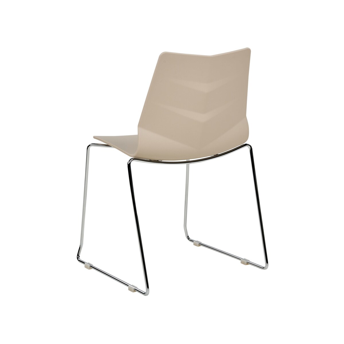 Zestaw 4 krzeseł do jadalni beżowy HARTLEY