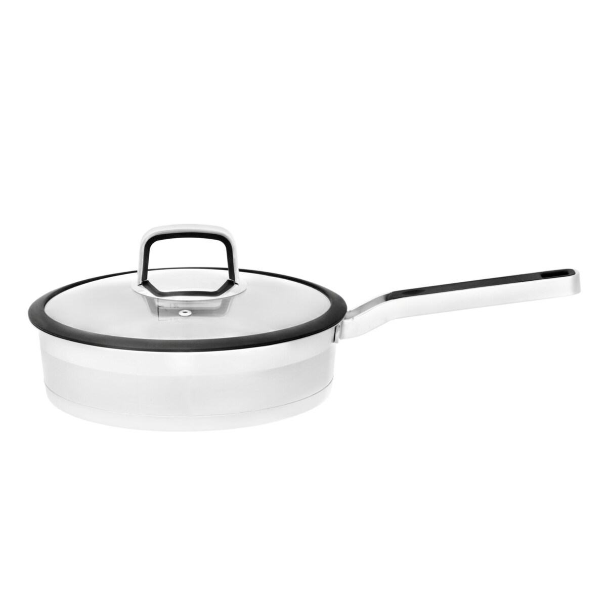 Szeroki rondel z pokrywką, Ø 25 cm