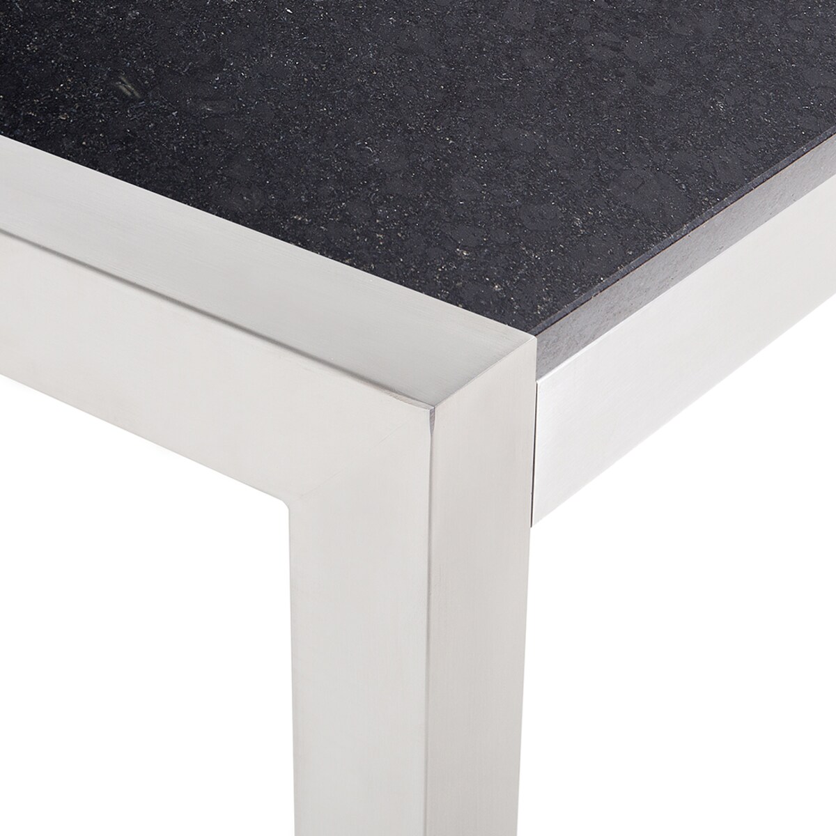 Stół ogrodowy GROSSETO 180 cm 90 cm Granit Polerowany Czarny
