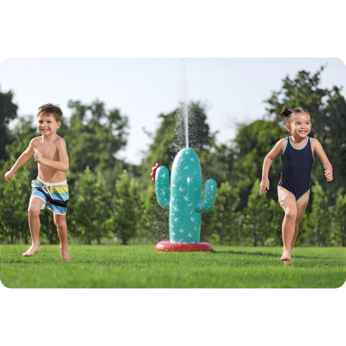 Fontanna dmuchana ogrodowa zraszacz kaktus Bestway 52733