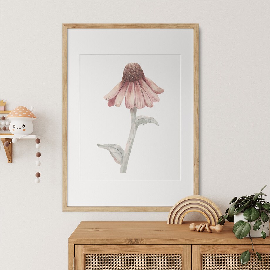 Plakat dla dzieci Kwiat II 40x50