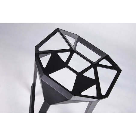 Nowoczesny hoker Split Premium czarny minimalistyczny