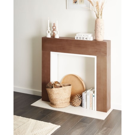 Portal kominkowy BOYANUP Jasnobrązowy