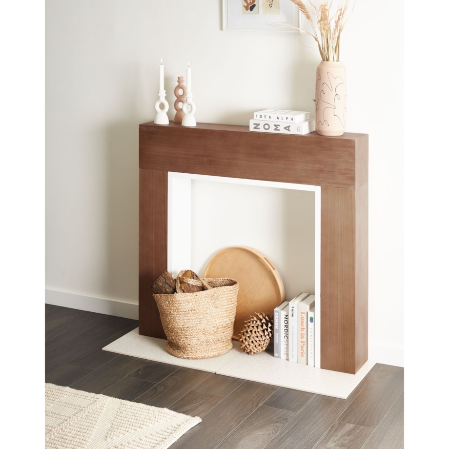 Portal kominkowy BOYANUP Jasnobrązowy