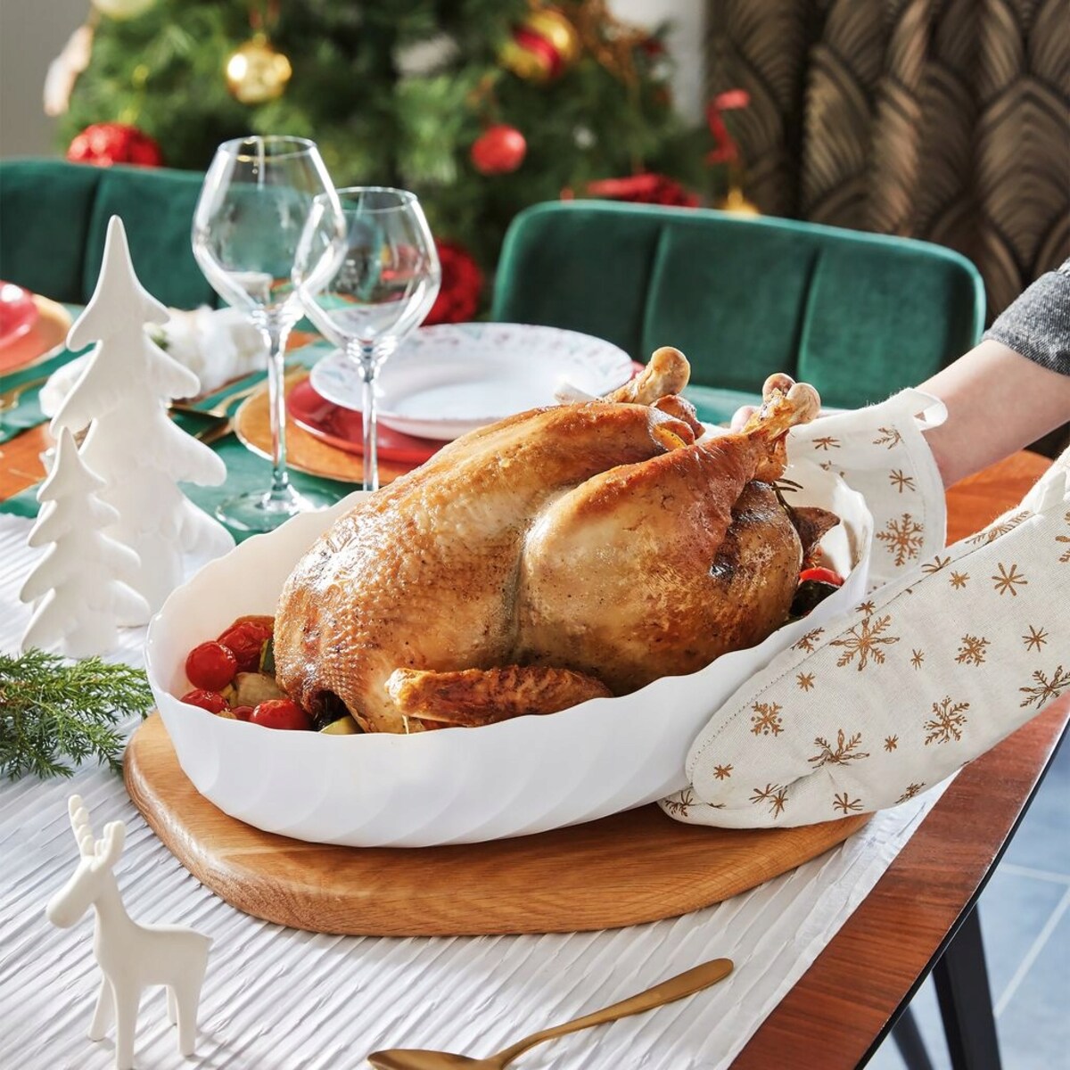 żaro NACZYNIE białe 36x29cm do zapiekania LUMINARC