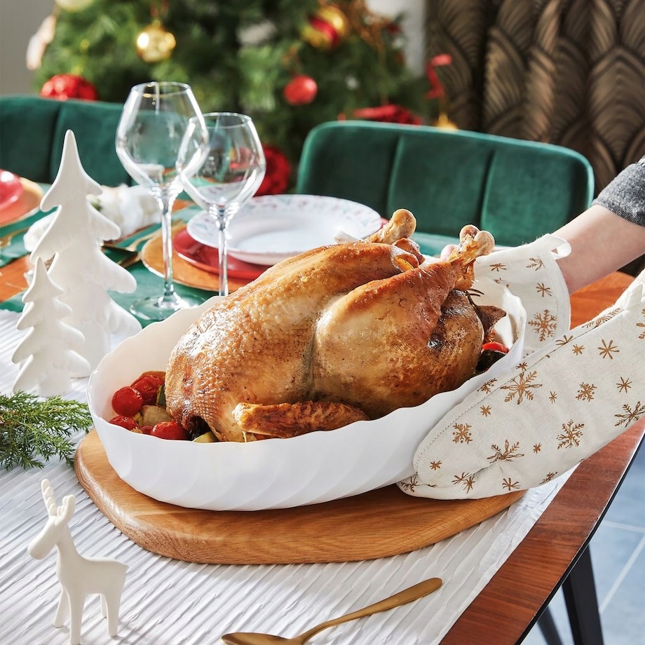 żaro NACZYNIE białe 36x29cm do zapiekania LUMINARC