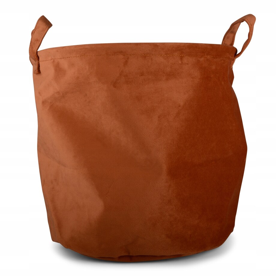 ORGANIZER AKSAMITNY na półkę szafkę KOLOR RDZAWY