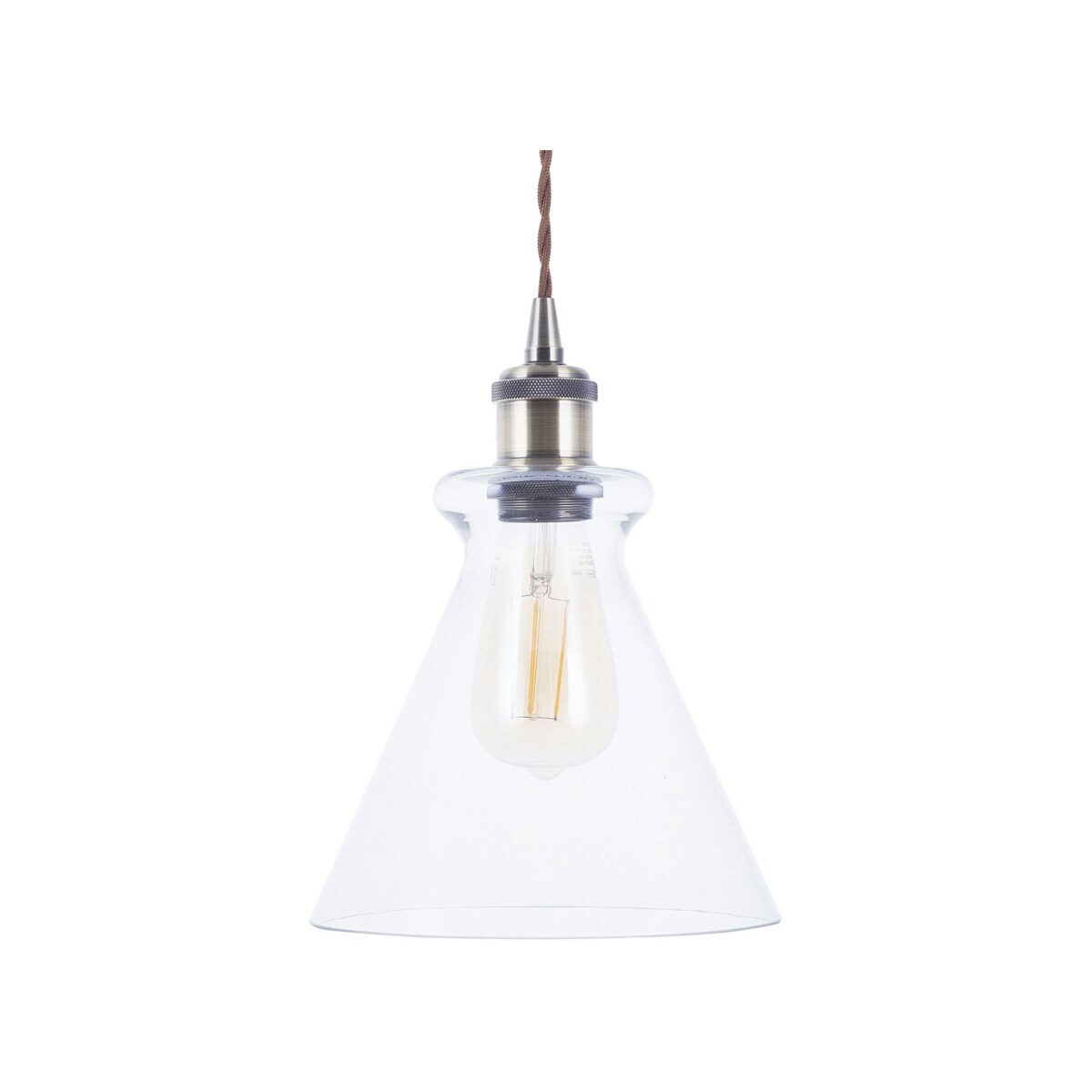 Lampa wisząca szklana BERGANTES