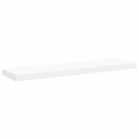 vidaXL Półka ścienna, biała, 90x23,5x3,8 cm, MDF