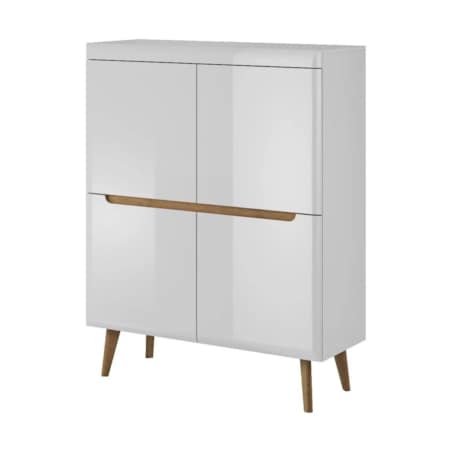 Komoda EBBI 4 110 biały połysk