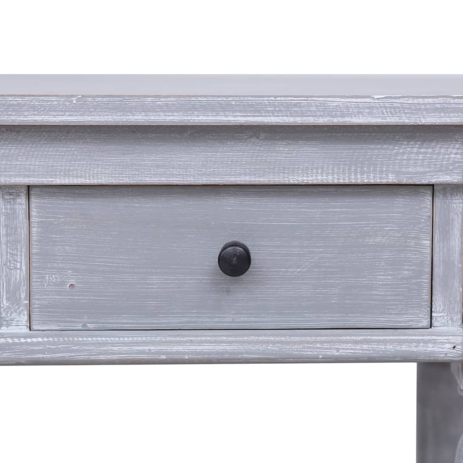 vidaXL Biurko, 115x50x78 cm, lite drewno mahoniowe