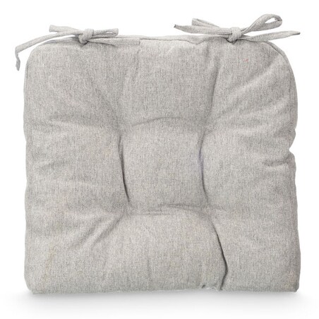 Poduszki na krzesło z pikowaniem i troczkami, 40 × 40 cm