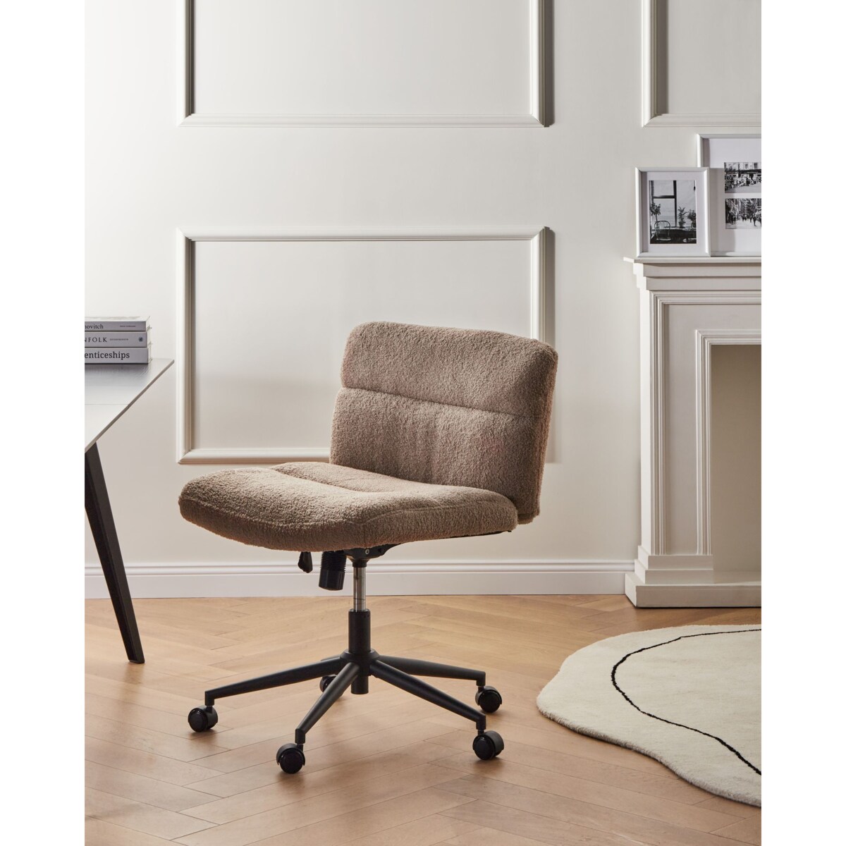 Krzesło obrotowe CATLIN Boucle Beżowy