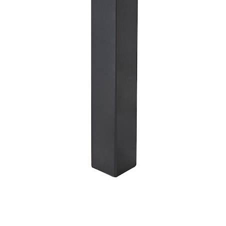 Stół do jadalni rozkładany HOUSTON Jasnobrązowy/ czarny 120/150 cm 90 cm Drewno sosnowe