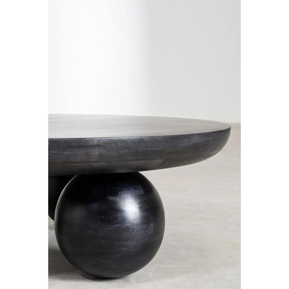 Stolik z drewna mango Balls orzechowy Ø90 cm