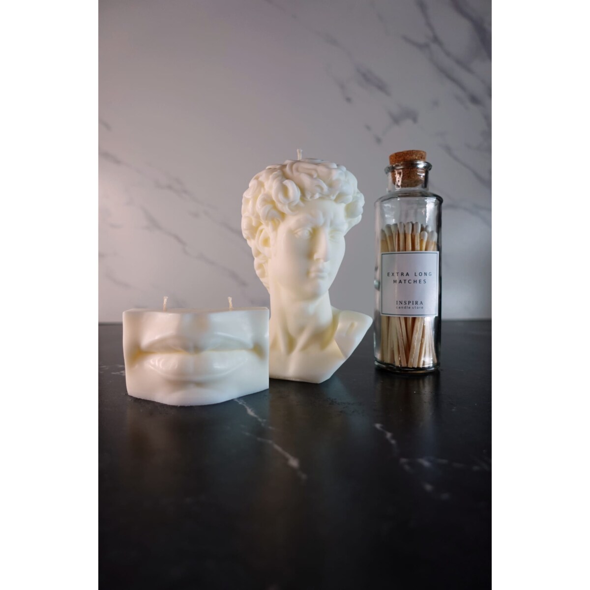 Świeca sojowa Dawid, 430 g, INSPIRA