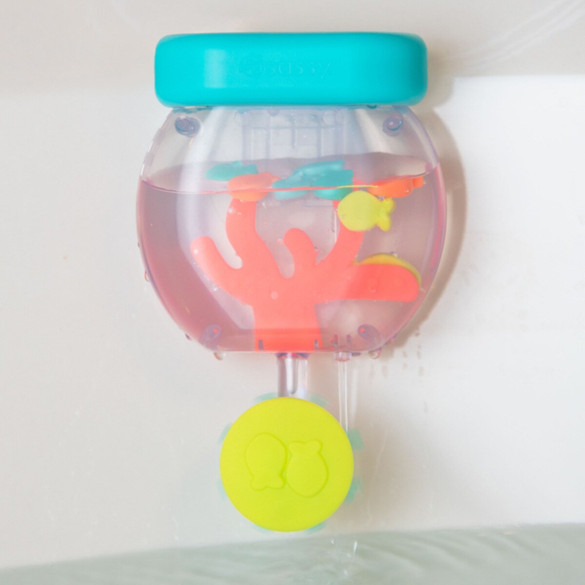 Karmienie rybek zabawka do kąpieli z przyssawkami dla dzieci i niemowląt, Sassy
