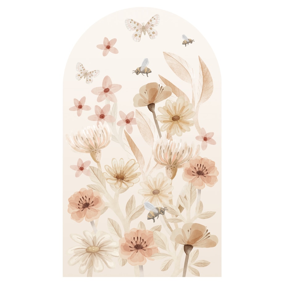 Naklejka na ścianę łuk Łąka XL