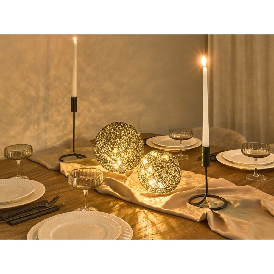 Dekoracja świąteczna BOLMEN Bombka 15/20 cm Czarny