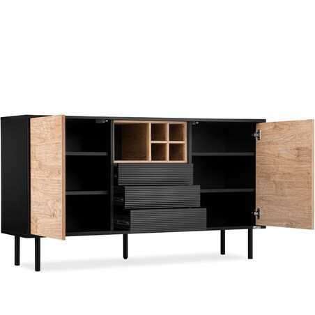 KONSIMO LOFTY Komoda loftowa na wysokich nóżkach