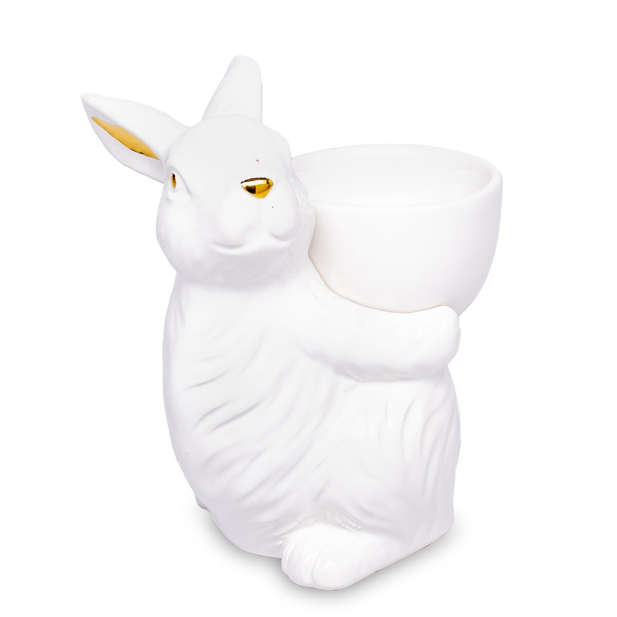 Kieliszek na jajko z zajączkiem 11,5x9,5x8 cm