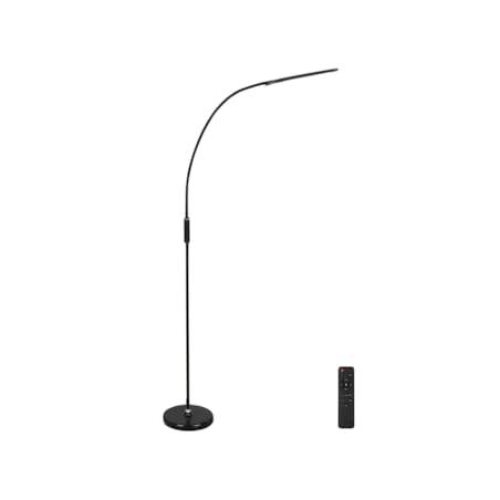 Lampa podłogowa LED czarna YANTIC