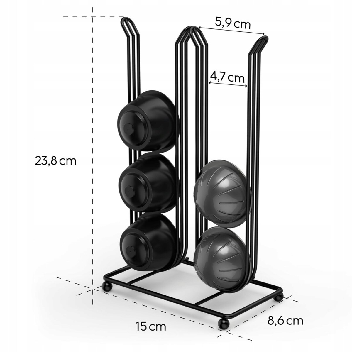 XAVAX Stojak na kapsułki do kawy Dolce Gusto, 16 kapsułek BARISTA