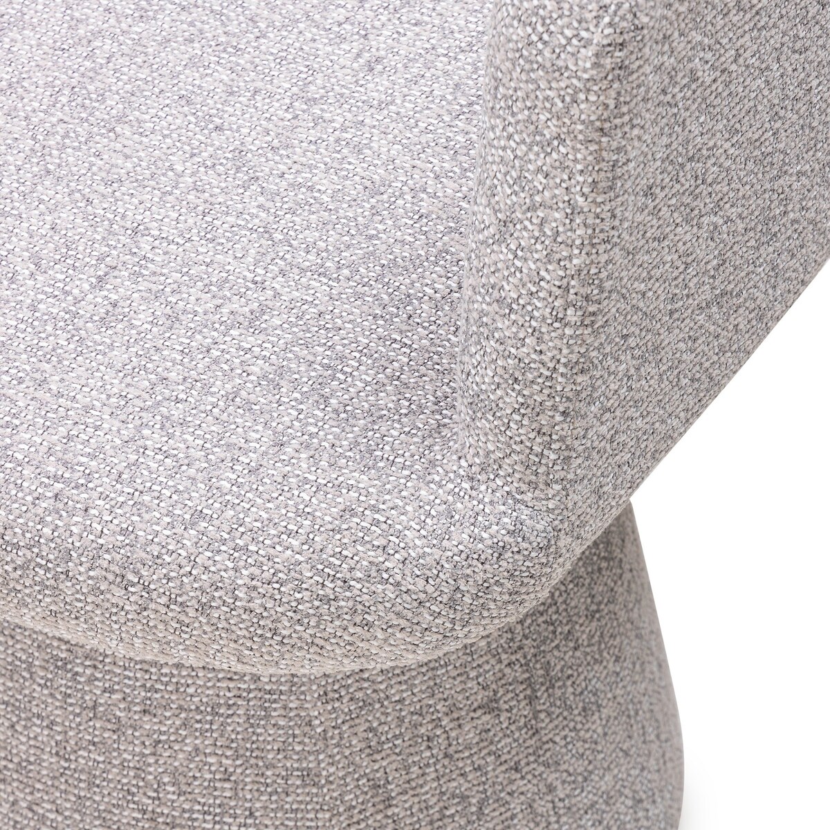 Krzesło obrotowe szarobeżowe melanż Nalf