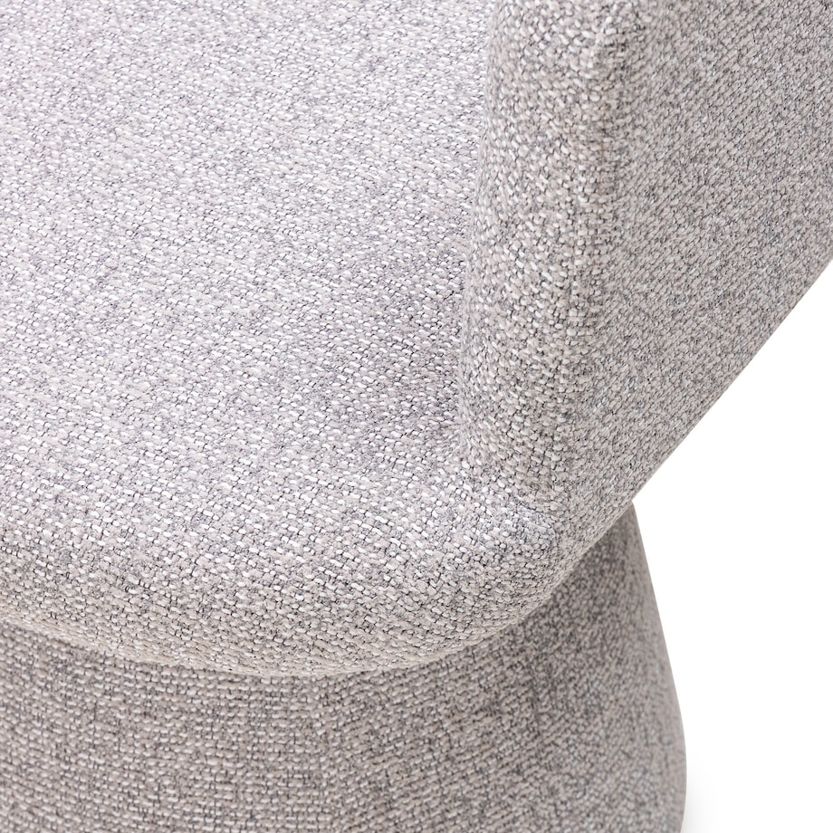 Krzesło obrotowe szarobeżowe melanż Nalf