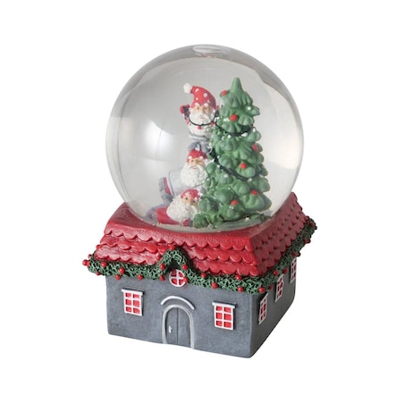 Kula śnieżna z domkiem MONTI, Ø10 cm