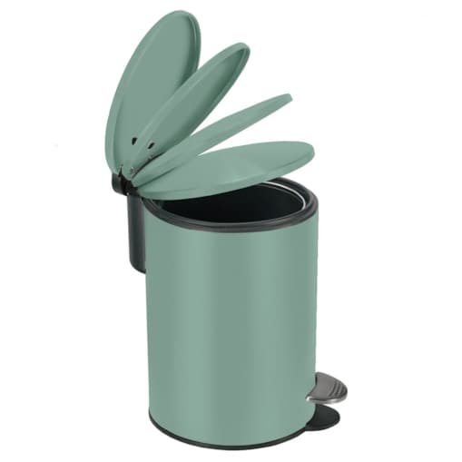 Kleine Wolke Silence Kosz łazienkowy zielony wkład/ciche zamykanie 3 litry