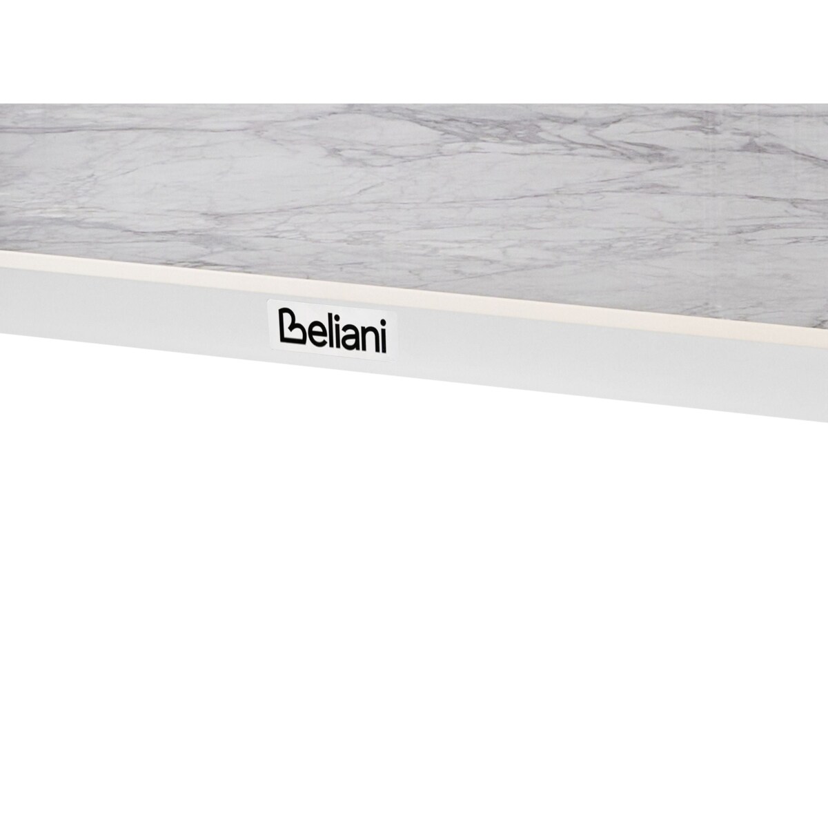 Stół ogrodowy FELETTO 180 cm 90 cm Kamień Biały marmur