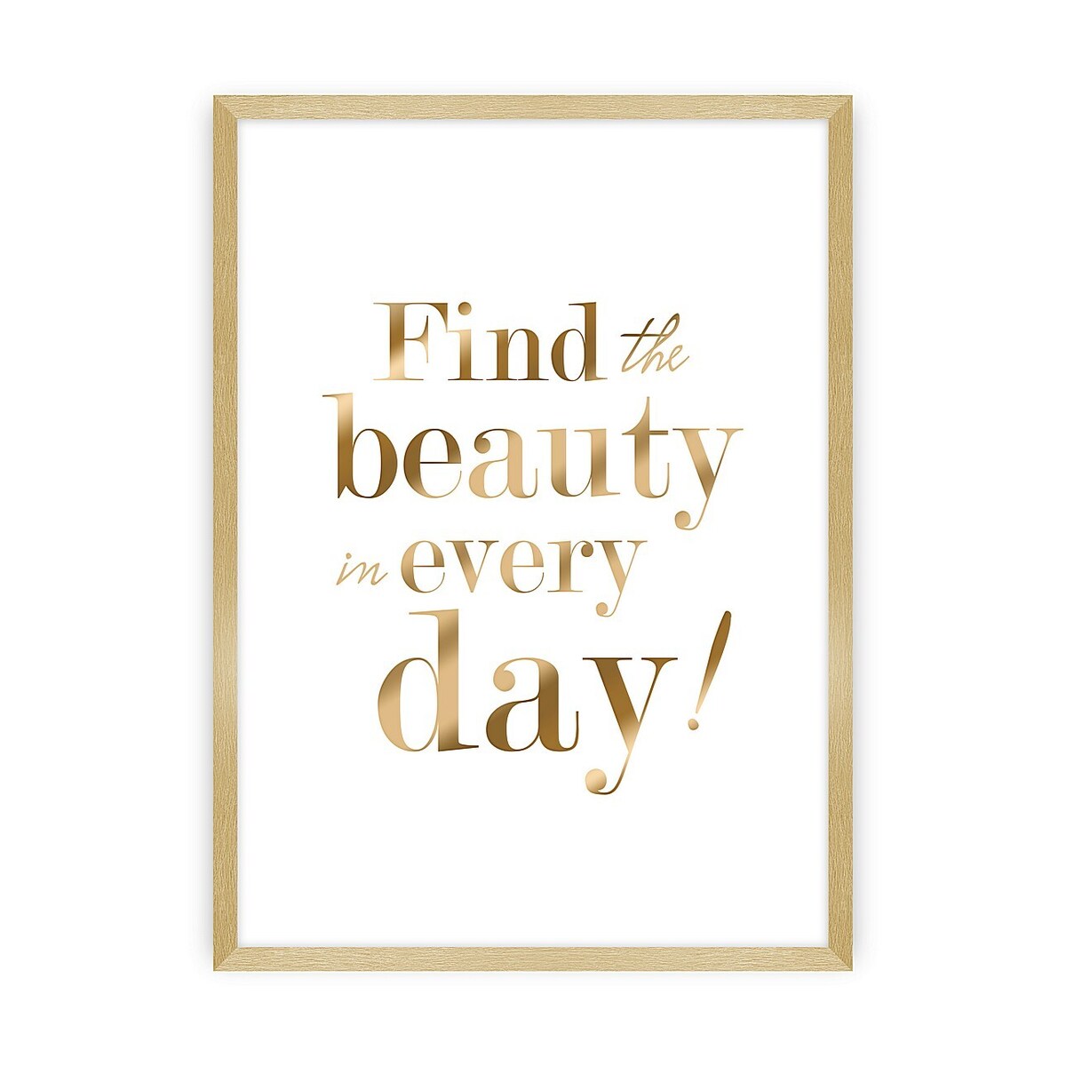 Obraz Beauty Gold, 30 x 40 cm