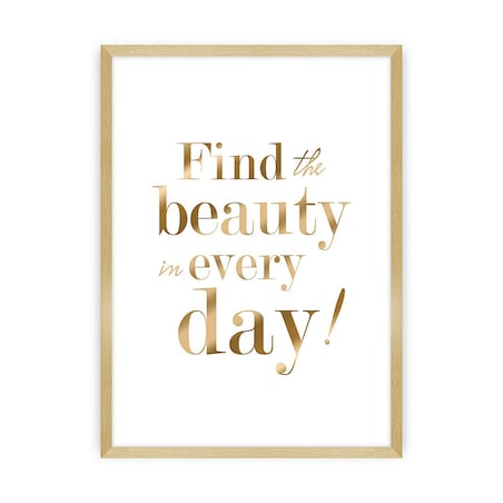 Obraz Beauty Gold, 30 x 40 cm