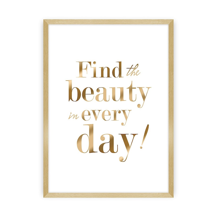 Obraz Beauty Gold, 30 x 40 cm