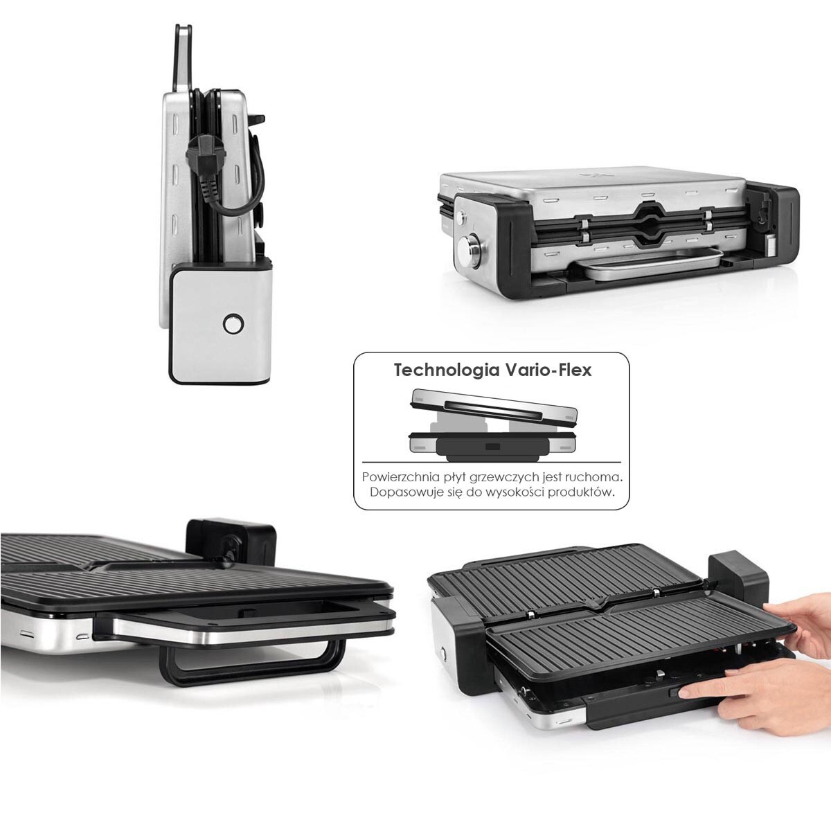 Grill elektryczny 2w1 Lono, 42 x 32 x 10 cm, WMF