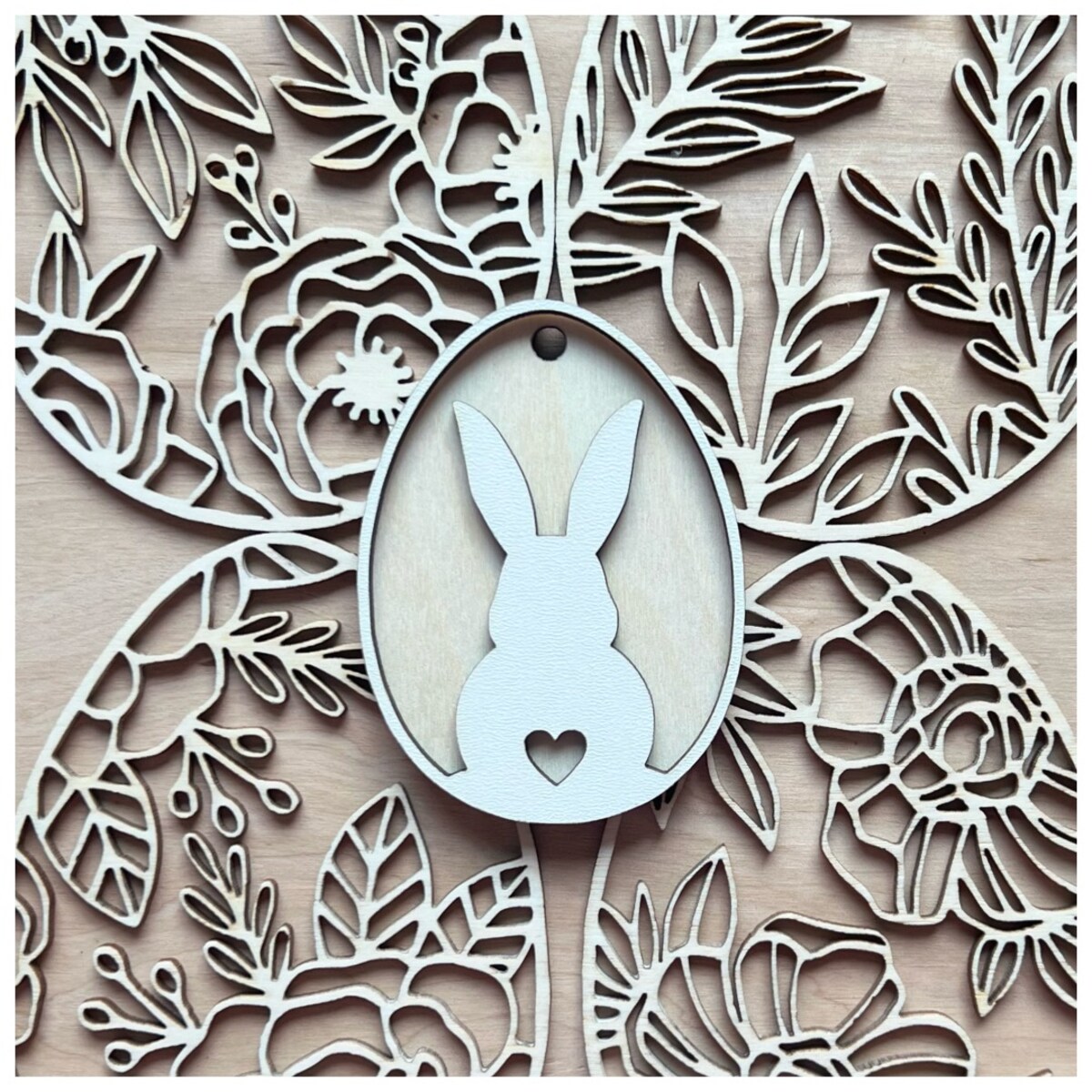 Zawieszki wielkanocne JAJKA 6 szt jednostronny