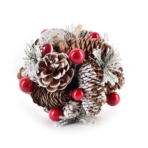 SANTA LILA Dekoracja kula do zawieszenia12cm