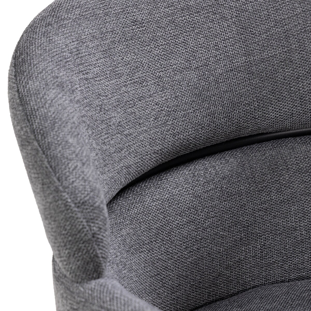 Krzesło z podłokietnikami szare Granada, kpl. 2 szt.