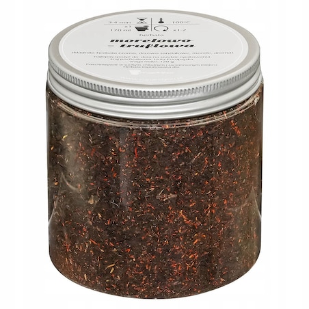 Herbata czarna MORELOWO TRUFLOWA o smaku wykwintnych trufli z nutą moreli - herbata liściasta sypana mieszanka napar susz - gotowa na prezent upominek