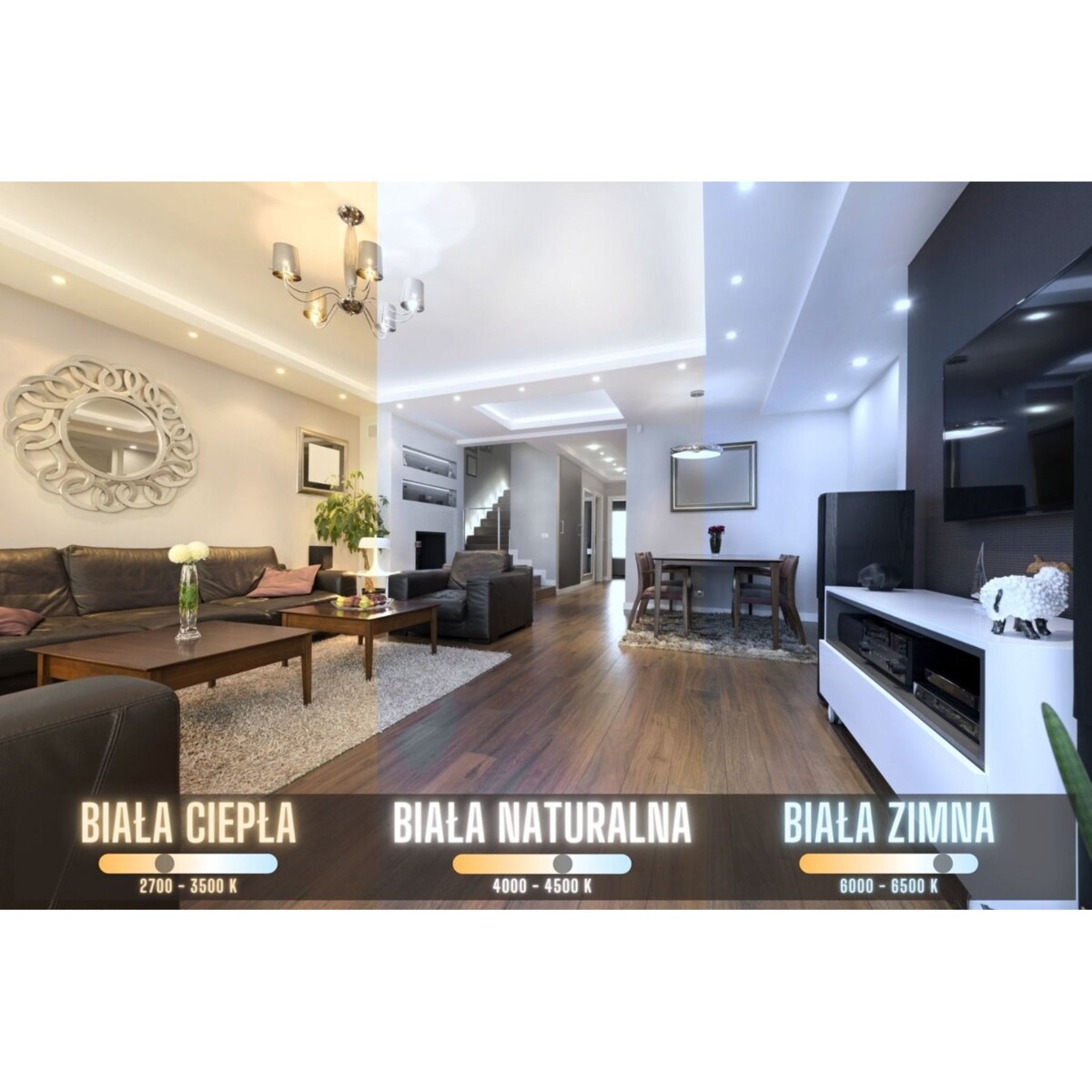 Żarówka E27-9W-SMART LED 9W 3000K-6500K kolorowa, Blaupunkt