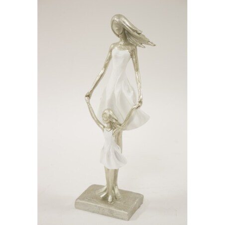 Dekoracja - figurka mamy i córki 33x11,5x7 cm FIGURINES