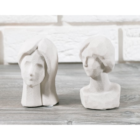 FIGURKA GŁOWA mężczyzna PORCELANOWA