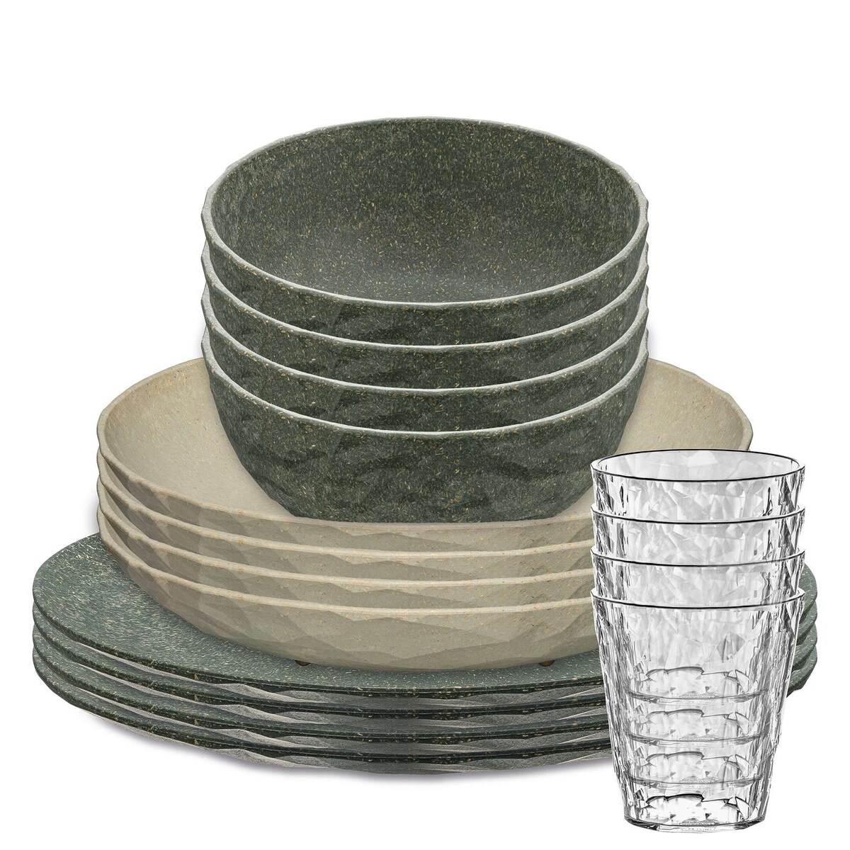 Zastawa stołowa CLUB SET GÖTEBORG, 16 elementów, KOZIOL