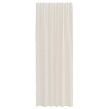 vidaXL Zasłony woalowe z kieszeniami na drążek 2 szt. Kremowe