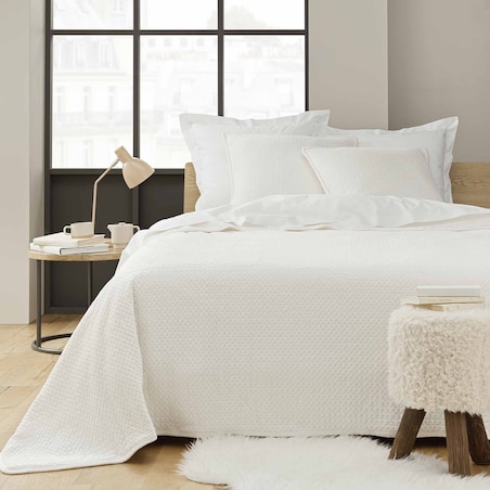 Narzuta ecru 220x240 cm i 2 poszewki - DILAN - II