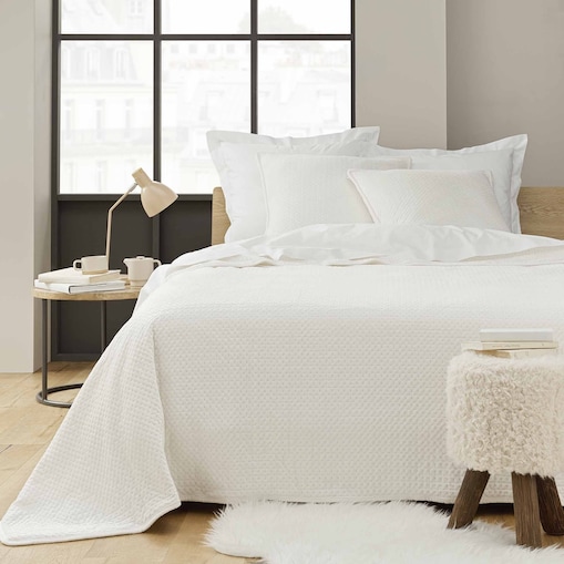 Narzuta ecru 220x240 cm i 2 poszewki - DILAN - II