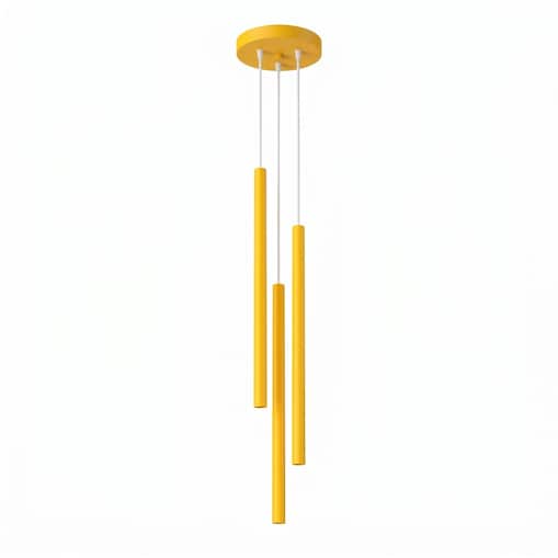 Lampa wisząca PASTELO 3P żółta
