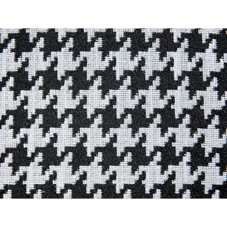 Fotel czarno-biały MOLDE