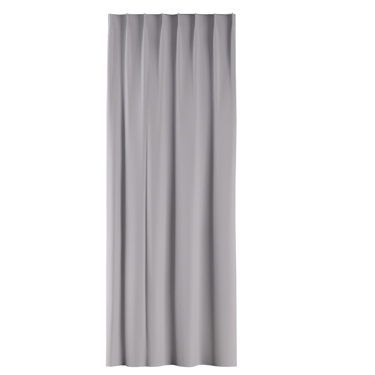 Zasłona na haczykach flex pojedynczych 130x260 ciepły szary